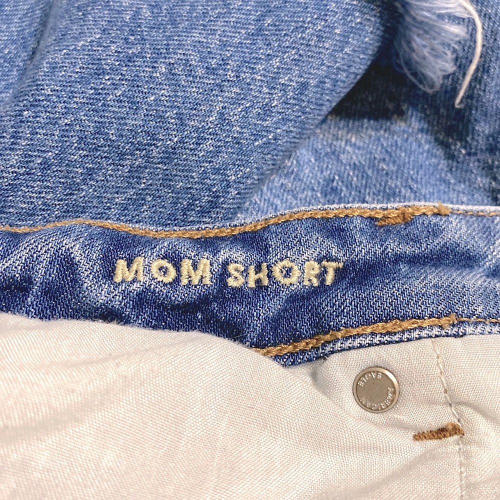 SOLD :: AE Distressed Denim Mom Shorts - Picture 7 of 7